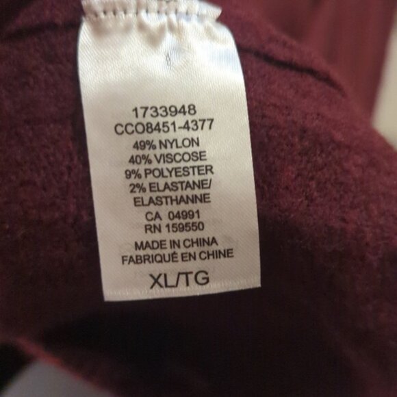 XL Hilary Radley Long Sleeve Knit Sweater - Picture 3 of 3